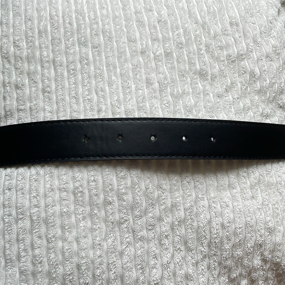 Gucci Black and Gold Marmont Belt 46 inches - Picture 4 of 5